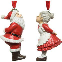 Kerstman poly l5b5h10cm rood a2