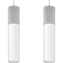 Hanglamp modern borgio grijs