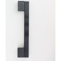 Deurgreep Dennis - zwart - 160 mm - Industrieel - Handgreep - Kastgreep - Ladegreep
