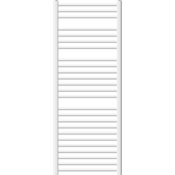 Badkamerradiator Sahara 600 x 1500 mm Wit gebogen met zijaansluiting