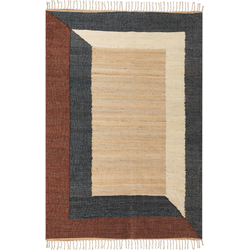 Beliani ORTAKOY - Gevlochten-Multicolor-Jute