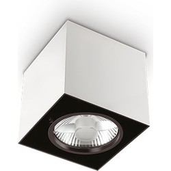 Ideal Lux - Mood - Plafondlamp - Aluminium - GU10 - Wit