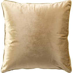 Velvet Kussen Gold Ocre – Oker/Goud - 45 x 45 cm (incl. vulling)