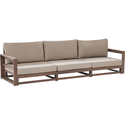 Beliani TIMOR - Tuinsofa-Donkere houtkleur-FSC® gecertificeerd acaciahout