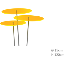 3 stuks! Zonnevanger Geel medium 120x15 cm - Cazador Del Sol