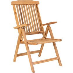 Elche Teak 5-position Chair - 5 position chair in teak