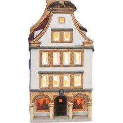 Wurm Lichthaus Prinzipalmarkt Münster van porselein, Kleurrijk (B/H/D) 14x10x21cm