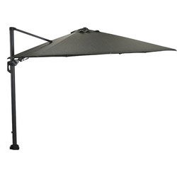 Garden Impressions Zweefparasol Hawaii Deluxe 300x300 - donker grijs - moss green