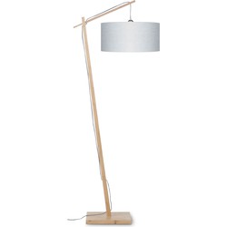 Vloerlamp Andes - Bamboe/Lichtgrijs - 72x47x176cm