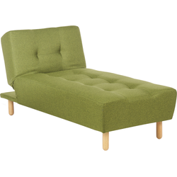 Beliani ALSTEN - Chaise longue-Groen-Polyester