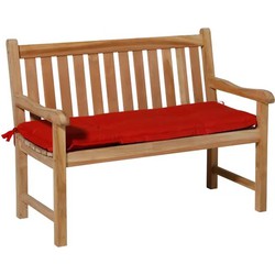 Madison Tuinbankkussen - 120 x 48cm - Rood - katoen/polyester