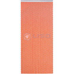 Vliegengordijn Liso ® Hulzengordijn RAL 2008 Licht roodoranje | Kant en Klaar 92 x 209 cm