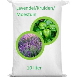 Lavendel/Kruiden/Moestuin grond aarde 10 liter - Warentuin Mix