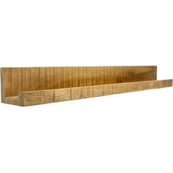Liviza Wandplank hout Madera - 80 cm - Mangohout - Rechthoek