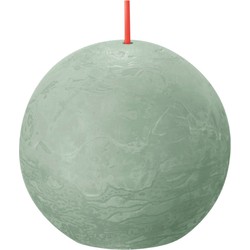 Rustiek bolkaars shine diameter76 jade green - Bolsius