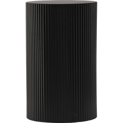Asa houten bijzettafel zwart - Ø 31 cm