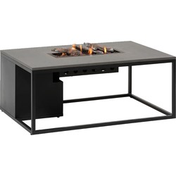 Cosi Fires Cosiloft lounge vuurtafel 120 cm zwart - grey top