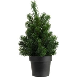 Kunstboom/kunst kerstboom groen 30 cm - Kunstkerstboom