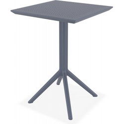 Opvouwbare terrastafel FOLY 60x60x74 cm Grijs