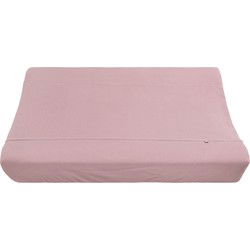 Baby's Only Gebreide baby aankleedkussenhoes - Waskussenhoes Pure - Oud Roze - 45x70 cm - 100% ecologisch katoen