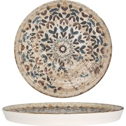 Rinart Dessertbord - Aztec - Porselein - 20 cm - set van 6