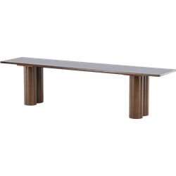 Faya houten eetkamerbank donkerbruin - 180 x 45 cm