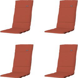 Madison -  Tuinkussen Fiber Deluxe Panama terra - Ca. 125x50 cm - Set van 4