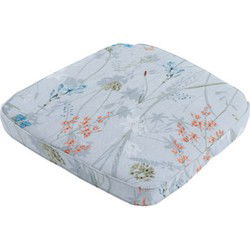 Wicker universeel ca. 48x48 cm Donna azure canvas Eco plus natural outdoor finishing (4 stuks)