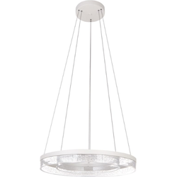 Moderne hanglamp Smitty - L:60cm - LED - Metaal - Wit