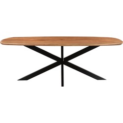 Livingfurn - Eetkamertafel Jesper Danish Oval 210cm - Mangohout