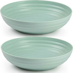 Plasticforte Kommetjes/schaaltjes - 8x - 22 x 5.5 cm - mintgroen - Kommetjes