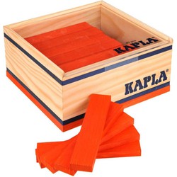 Kapla Kapla  houten bouwplankjes 40 oranje