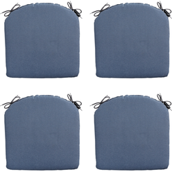 Madison -  Zitkussen Panama safier blue - Ca. 46x48 cm - Set van 4