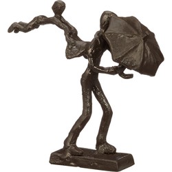 Decopatent® Beeld Sculptuur Samen - Together - Sculptuur van Metaal - Design Sculpturen - Moments of Life - In Giftbox