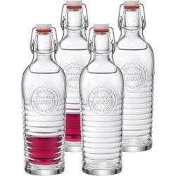 Bormioli Rocco beugelfles/weckfles - 5x - met beugeldop - 1200 ml - Decoratieve flessen