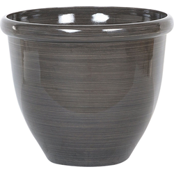 Beliani TESALIA - Plantenbak voor buiten-Bruin-Klei-vezelmengsel
