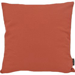 Sierkussen Florea Uni Roodbruin | 45 x 45 cm | Katoen/Polyester