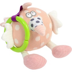 Dolce Dolce Toys baby speelgoed Primo papegaai Penelope - 19 cm - kraamcadeau meisje / jongen - 0 jaar / 6 maanden