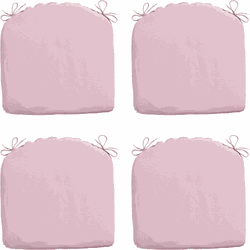 Madison -  Zitkussen Panama soft pink - Ca. 46x48 cm - Set van 4