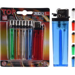 Aanstekers Set 5 Stuks