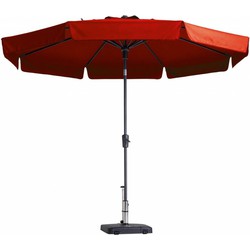 Stokparasol Flores dia. 300 cm brick red zonwering - Madison