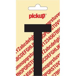 Plakletter Nobel Sticker zwarte letter T - Pickup