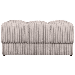 WOOOD Second Date Hocker - Grove Ribstof - Naturel