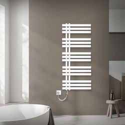 Designradiator "Iron M" met verwarmingselement 900W Wit 500 x 1200 mm