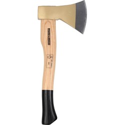 Handbijl - zwart handvat - metaal/hout - 800 gr - 35 cm - hakbijl - Bijlen