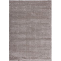 Tapijtenloods Velvet Soft - Laagpolig Effen Vloerkleed - Fluweel - Beige- 80x150 CM