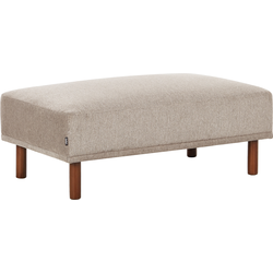Beliani HOLT - Ottomaan-Beige-Polyester