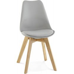 Moderne stoel TEKI 56x48x83 cm Grijs