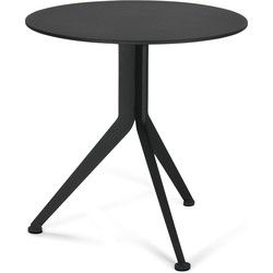 Spinder Design bijzettafel Daley High - zwart - Ø 38