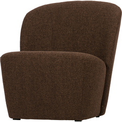 vtwonen Lofty Fauteuil - Polyester - Bruin - 75x68x72